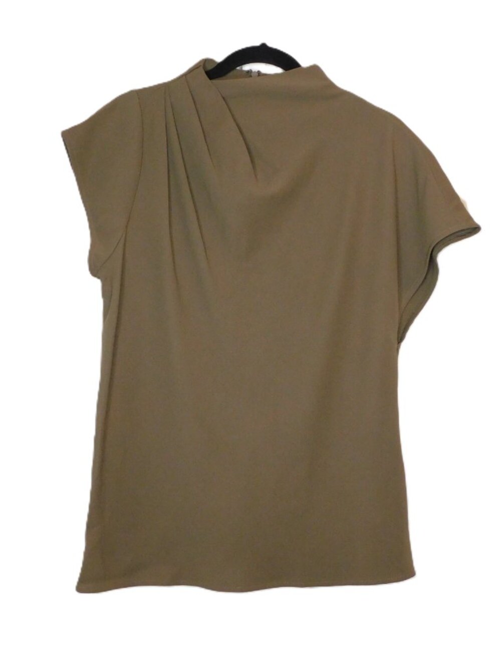 STAUD Davina Draped Top in an Earthy Brown | EUC | Size 10